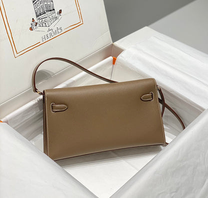 HM Kelly Elan 27cm Cuero Marrón Ghw