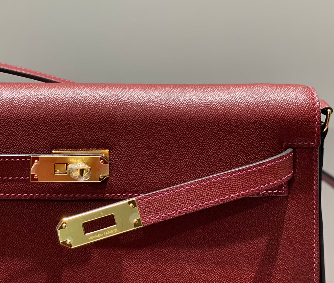 HM Kelly Elan 27cm Cuero Rojo Ghw