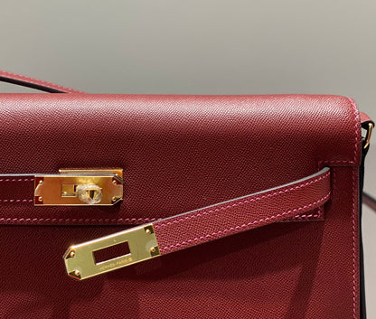 HM Kelly Elan 27cm Cuero Rojo Ghw