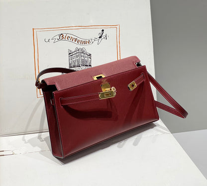 HM Kelly Elan 27cm Cuero Rojo Ghw