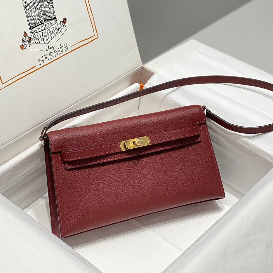 HM Kelly Elan 27cm Cuero Rojo Ghw