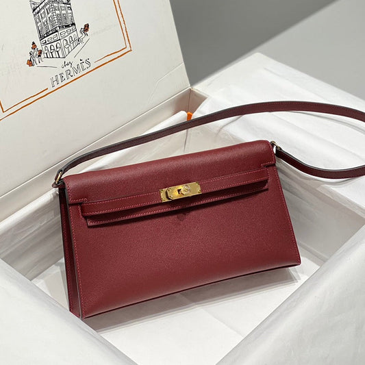 HM Kelly Elan 27cm Cuero Rojo Ghw