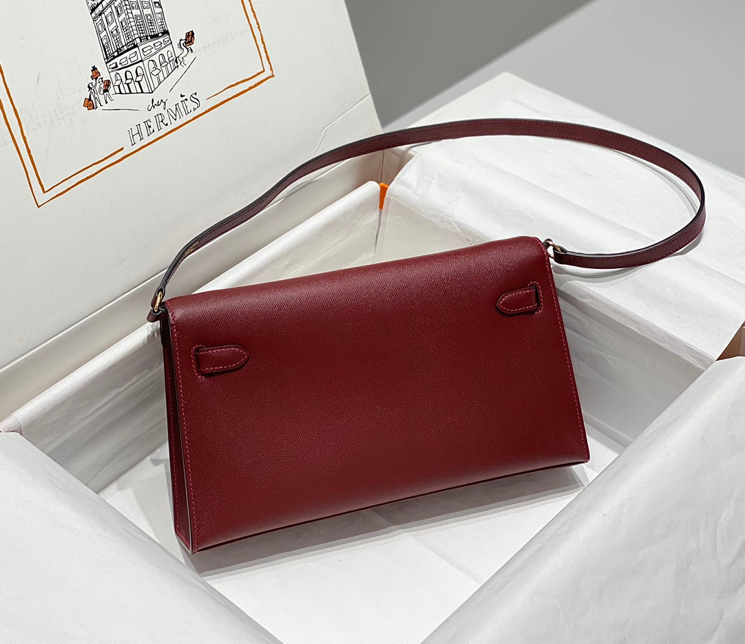 HM Kelly Elan 27cm Cuero Rojo Ghw