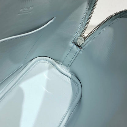 HM Bolide 25 Light Blue Epsom Leather Silver Hardware 237433