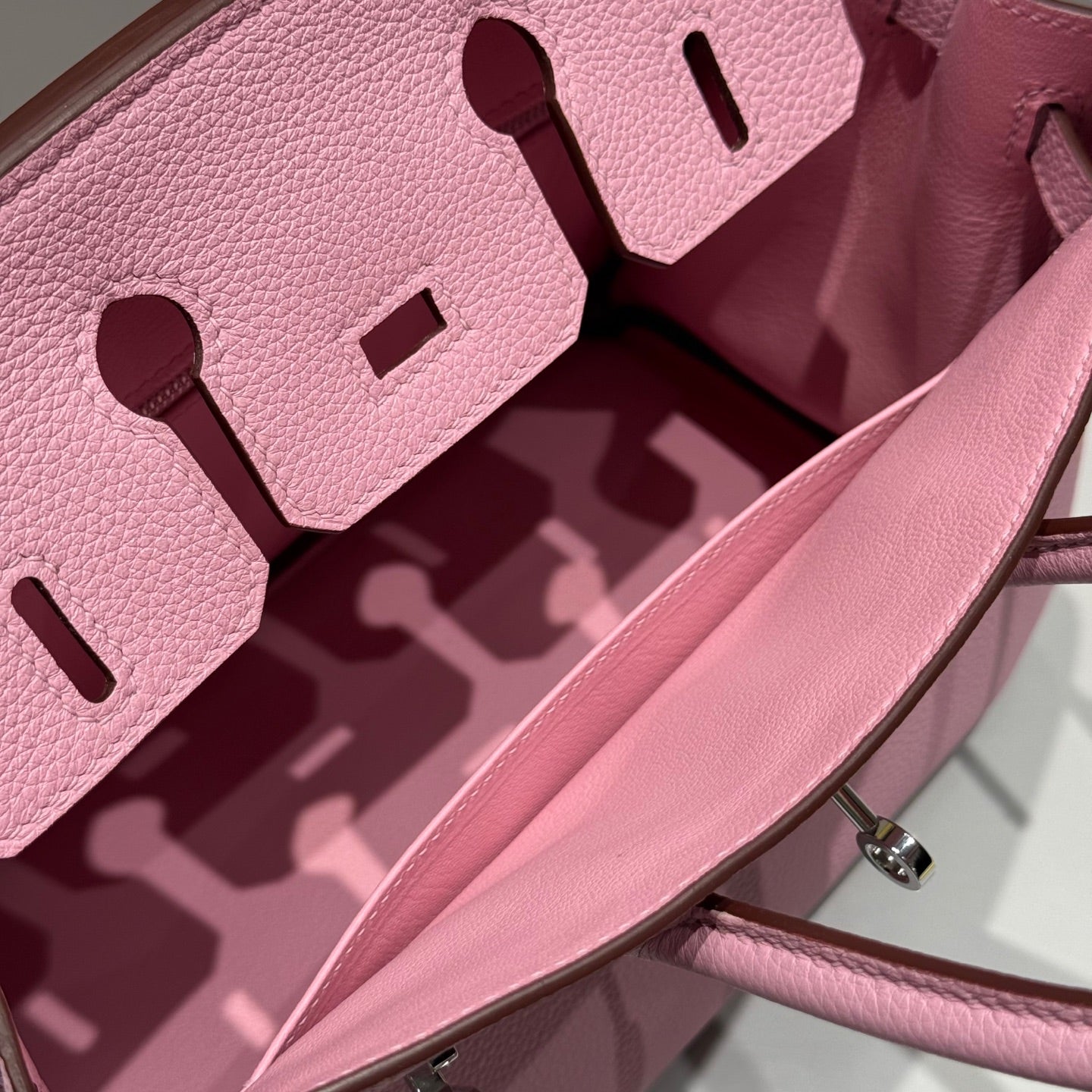 HM BIRKIN 25 CM PIEL TOGO ROSA BEBÉ HERRAJES PLATEADOS 237506