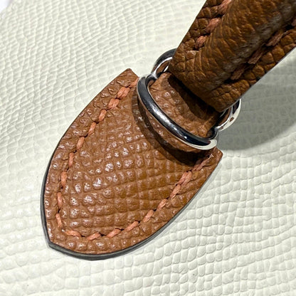 HM Mini Kelly 19 Beige mezcla Chocolate Epsom 243112