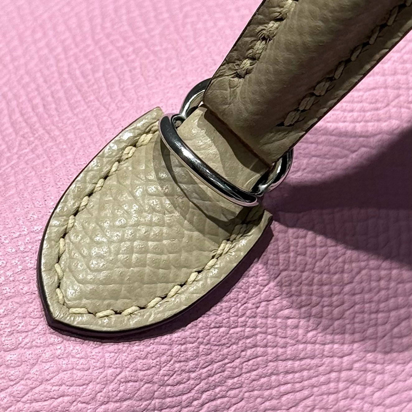 HM Mini Kelly 19 Rosa Pastel Epsom 243120