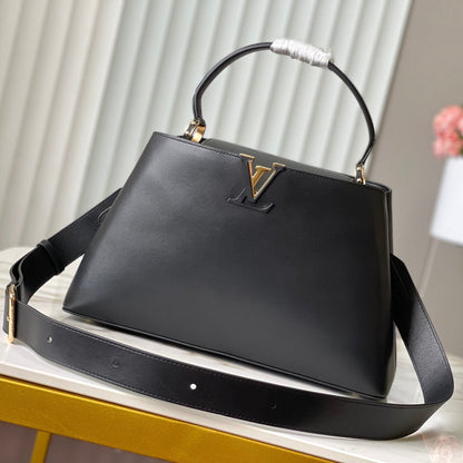 CAPUCINES GM 38CM PIEL TAUILLON NEGRO