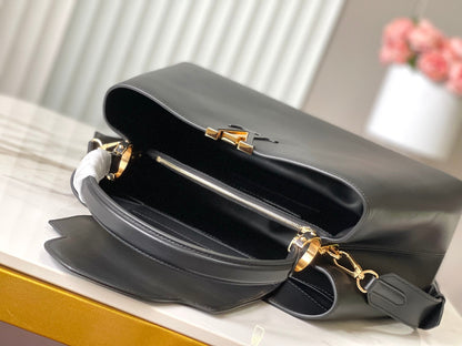 CAPUCINES GM 38CM PIEL TAUILLON NEGRO