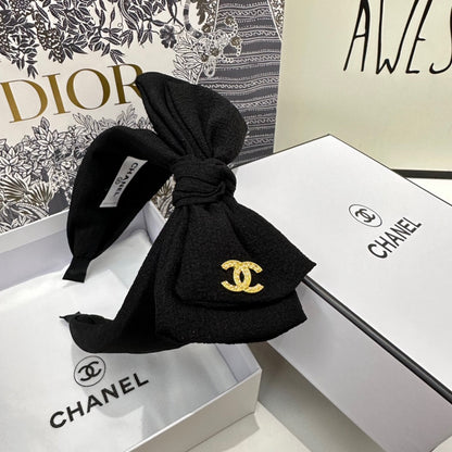 BANDEAU EN TISSU NOIR AVEC NŒUD 168569