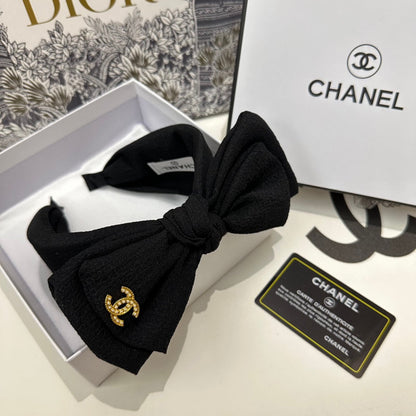 BANDEAU EN TISSU NOIR AVEC NŒUD 168569