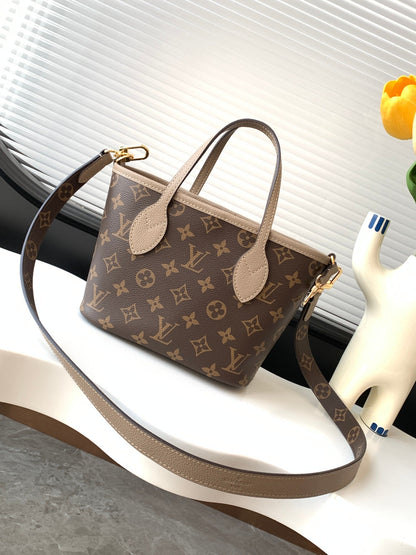 Neverfull 24 Bandouli¨¨re Inside Out BB Grey Calfskin