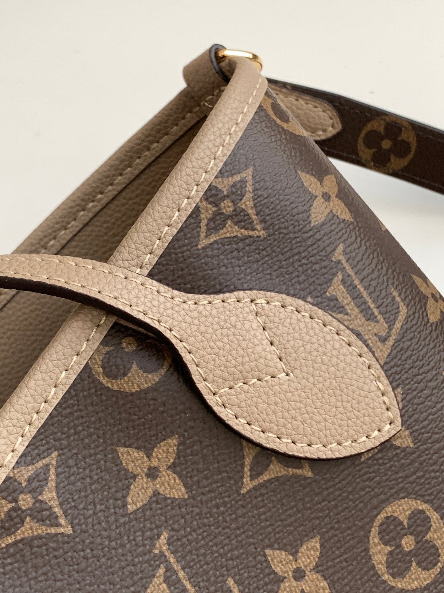 Neverfull 24 Bandouli¨¨re Inside Out BB Grey Calfskin
