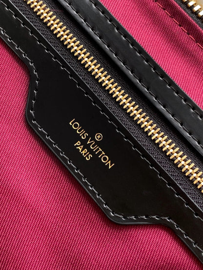 KEEPALL BANDOULI¨¨RE 45 EN LONA TOMETTE CON MONOGRAMA NEGRO