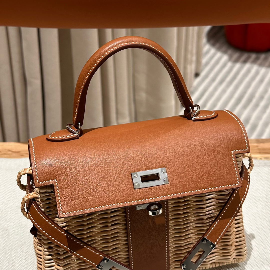 HM Kelly 20 Picnic Gold Bambou et Rotin