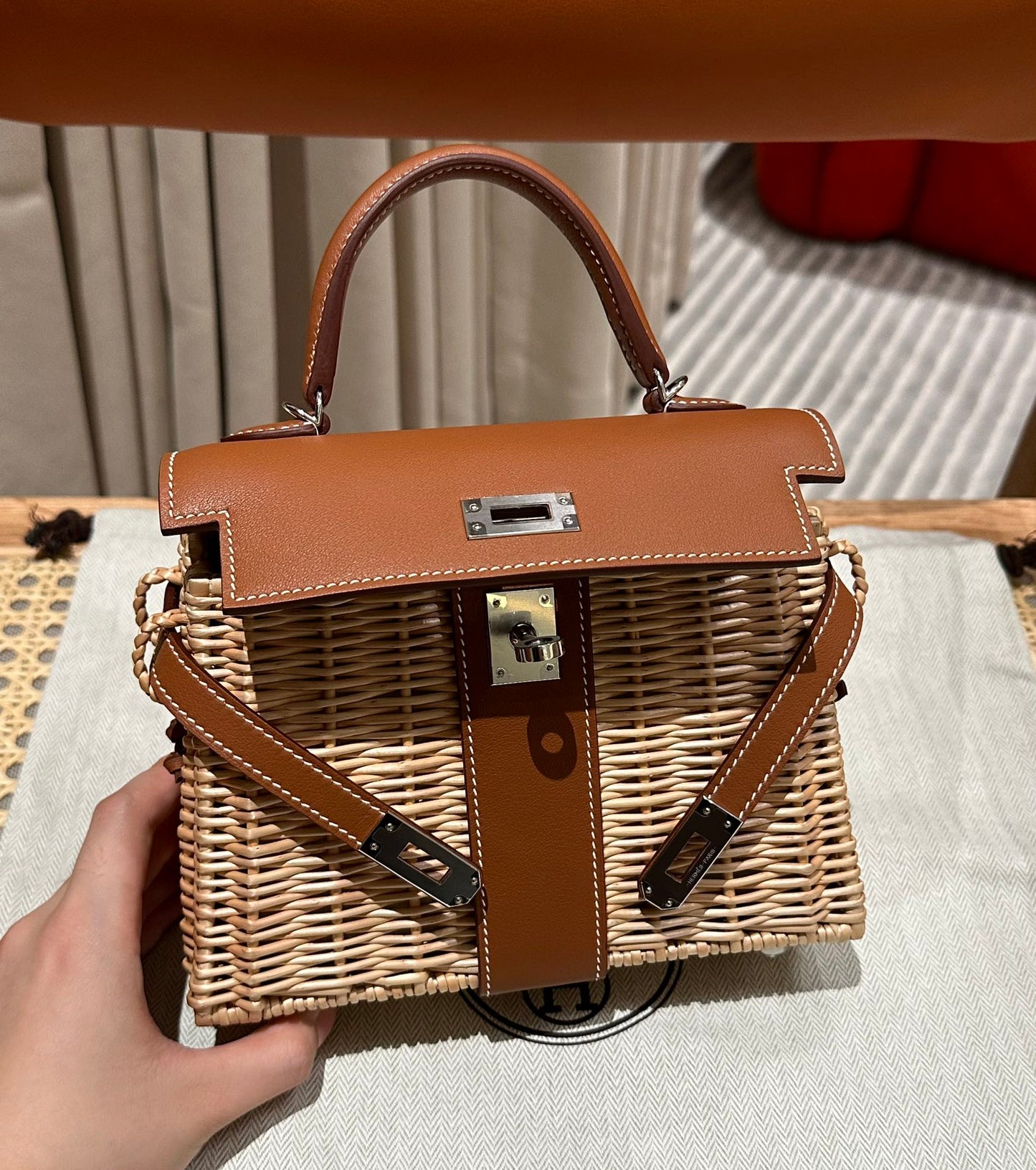 HM Kelly 20 Picnic Gold Bambou et Rotin