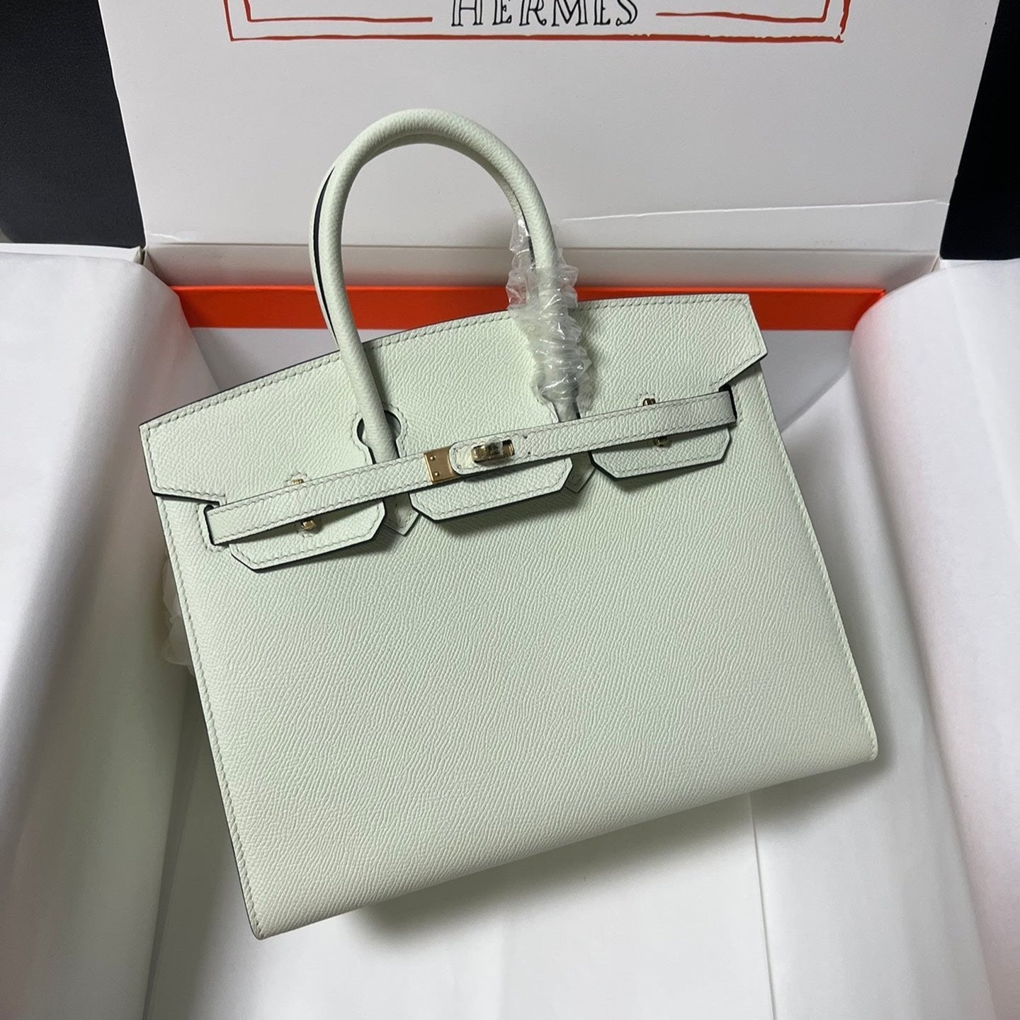 HM BIRKIN SELLIER VERT FIZZ EPSOM CUERO HIERROS DORADOS