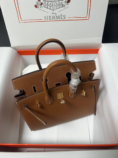 HM BIRKIN SELLIER GOLD EPSOM CUERO HARDWARE DORADO