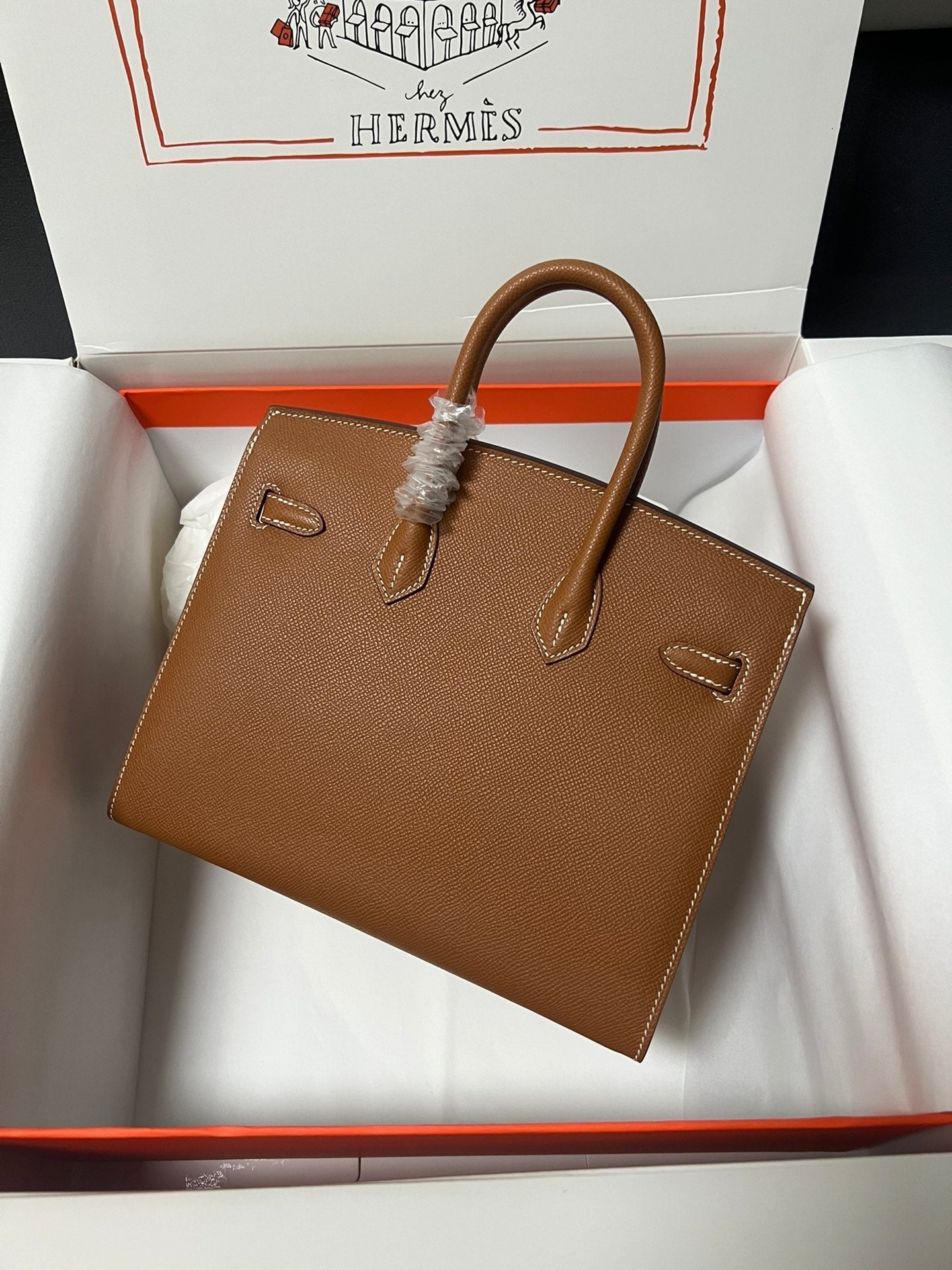 HM BIRKIN SELLIER GOLD EPSOM CUERO HARDWARE DORADO