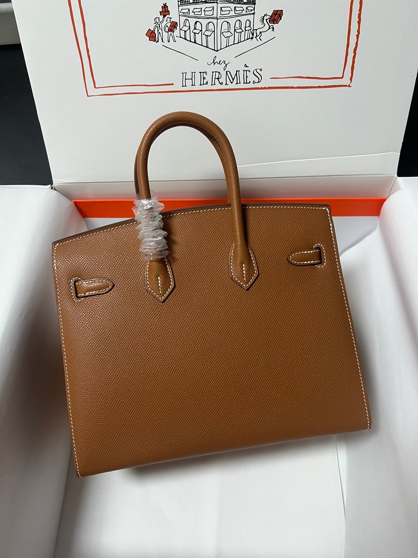 HM BIRKIN SELLIER GOLD EPSOM CUERO HARDWARE DORADO