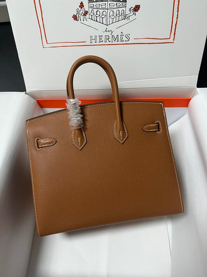 HM BIRKIN SELLIER GOLD EPSOM CUERO HARDWARE DORADO