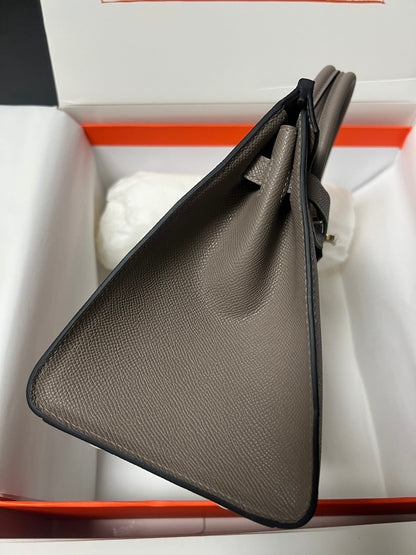 HM BIRKIN SELLIER ETAIN EPSOM CUERO HIERROS DORADOS
