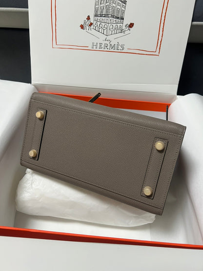 HM BIRKIN SELLIER ETAIN EPSOM CUERO HIERROS DORADOS