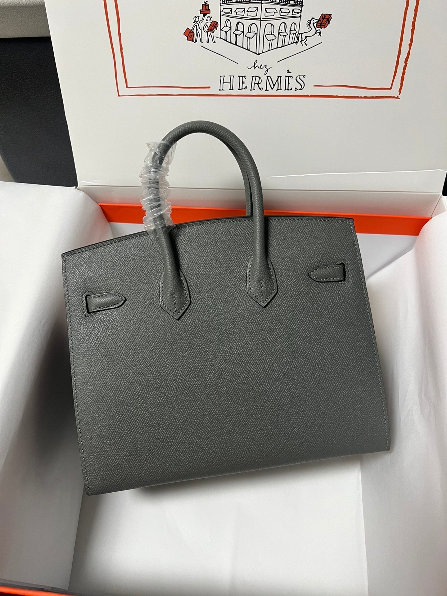 HM BIRKIN SELLIER GIRS ETAN EPSOM CUERO HIERROS DORADOS