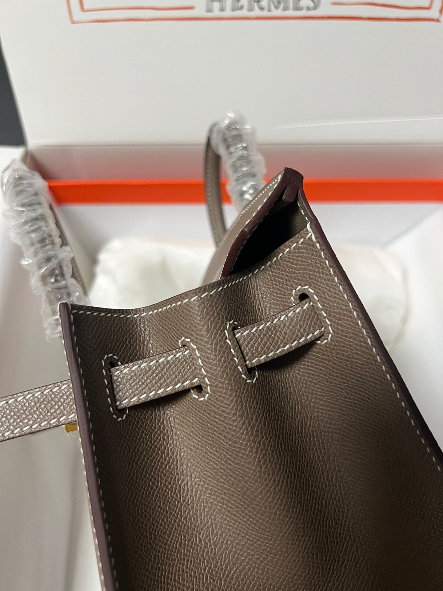 HM BIRKIN SELLIER VERT DE GRIS EPSOM CUERO HIERROS DORADOS