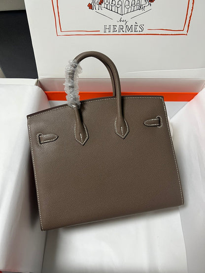 HM BIRKIN SELLIER VERT DE GRIS EPSOM CUERO HIERROS DORADOS
