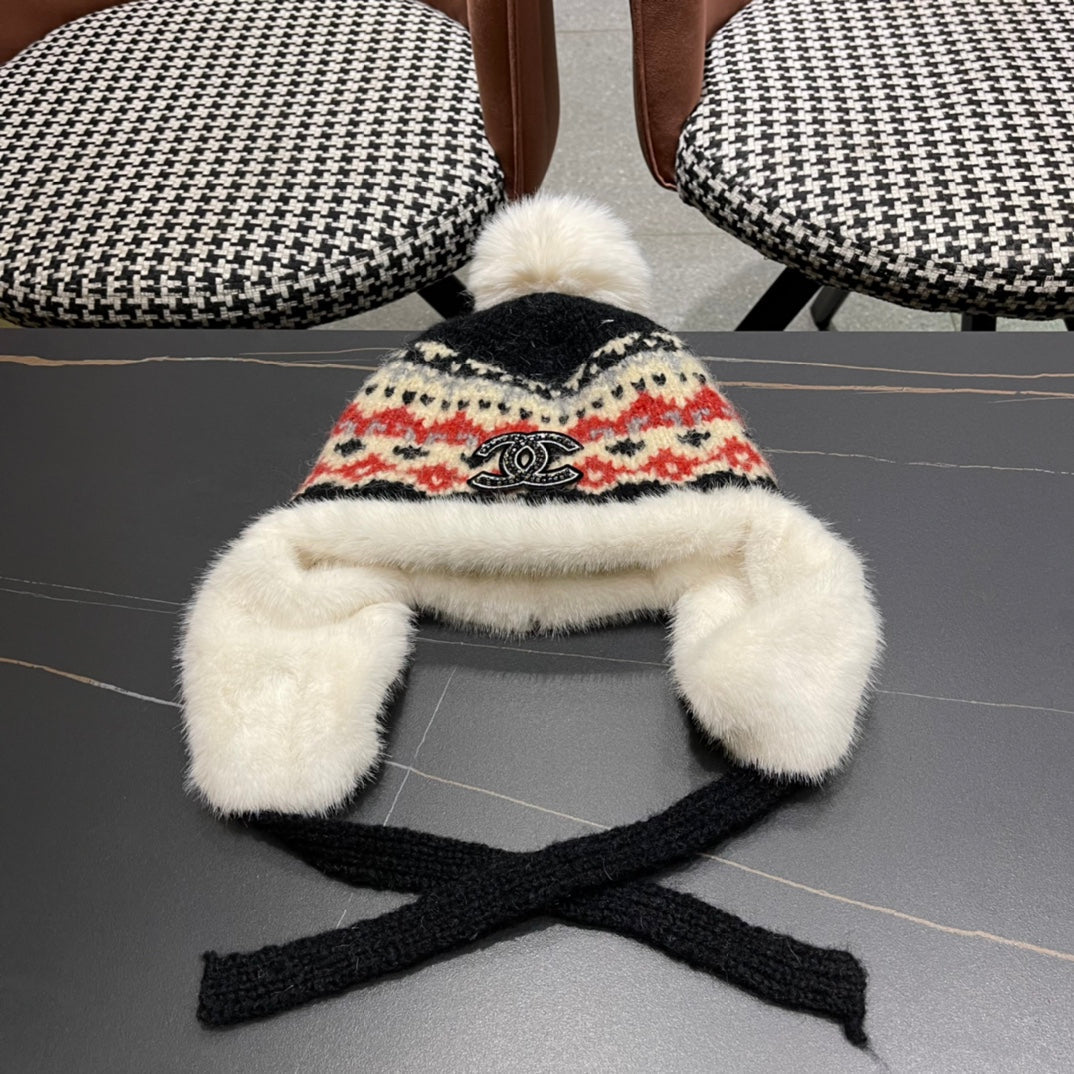 PLUSH WINTER HAT COLORFUL 431203
