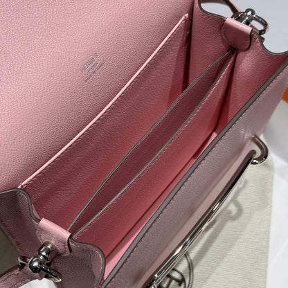 HM SAC ROULIS 18 PIEL DE BECERRO ROSA PASTEL EVERCOLOR 237570