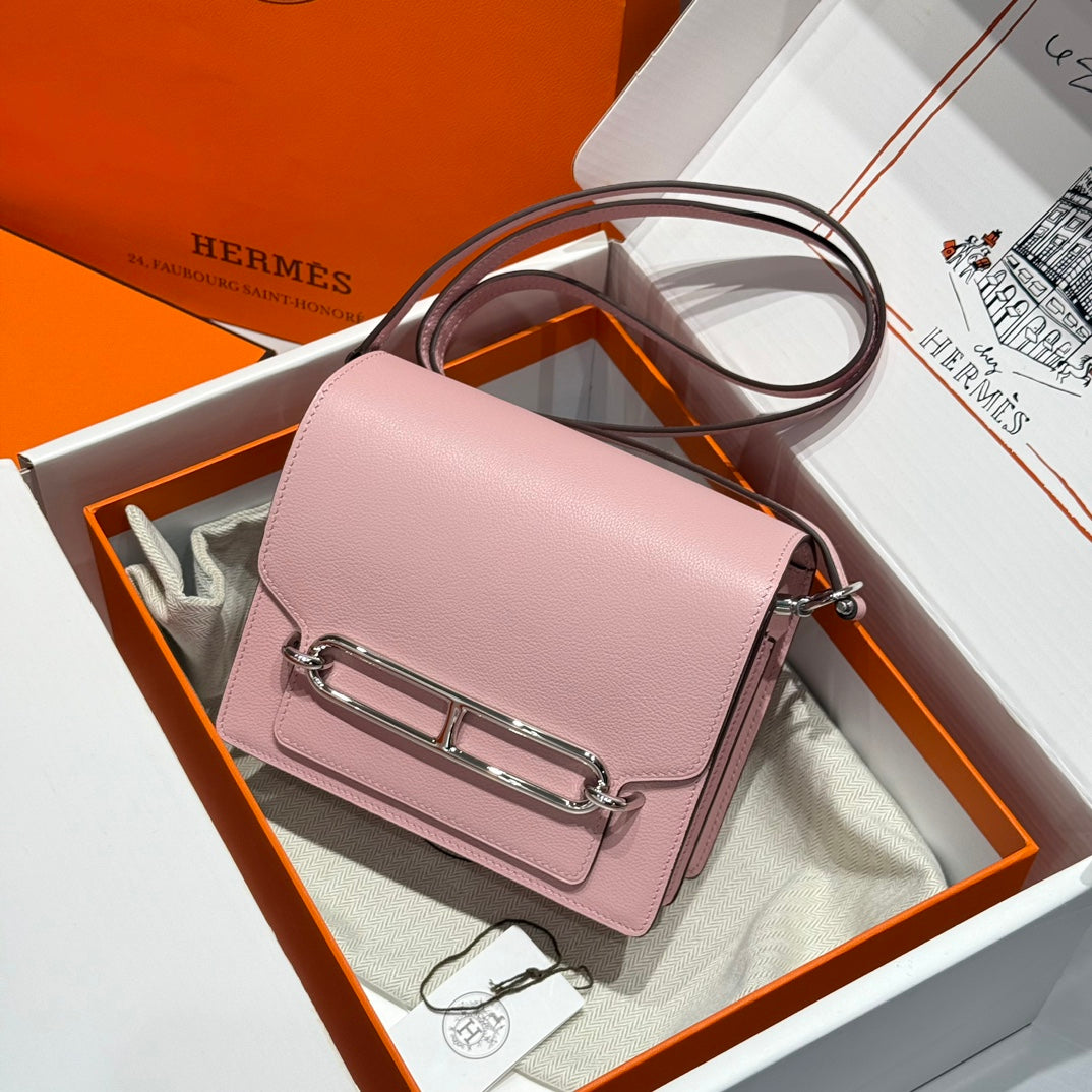 HM SAC ROULIS 18 PIEL DE BECERRO ROSA PASTEL EVERCOLOR 237570