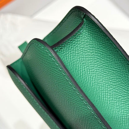 HM Constance Elan 24 Verde Epsom Herrajes plateados 237333