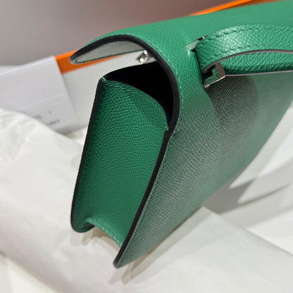 HM Constance Elan 24 Verde Epsom Herrajes plateados 237333