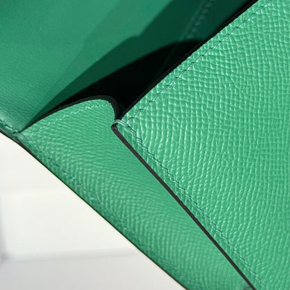 HM Constance Elan 24 Verde Epsom Herrajes plateados 237333