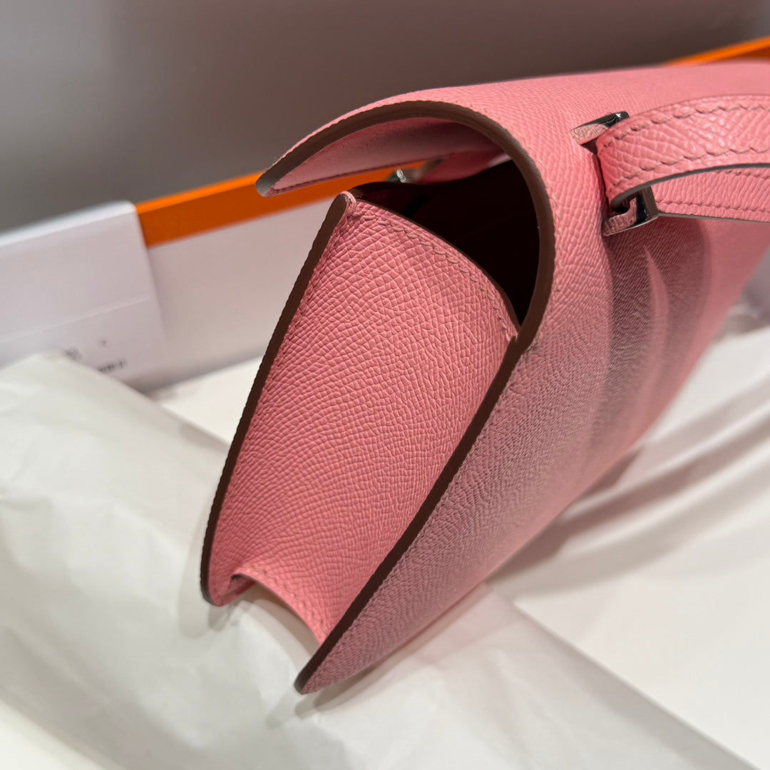 HM Constance Elan 24 Saumon Rose Epsom Quincaillerie Argent 237347