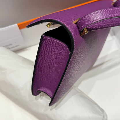 HM Constance Elan 24 Violet minuit Epsom Quincaillerie dorée 237344