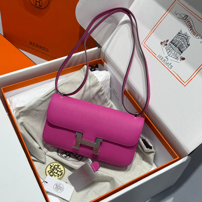 HM Constance Elan 24 Fandango Rosa Epsom Herrajes Plateados 237343