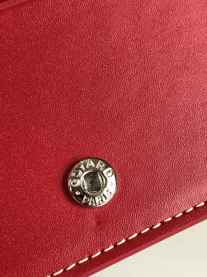 CARTERA RICHELIEU 19 EN LONA GOYARDINE ROJA CLÁSICA