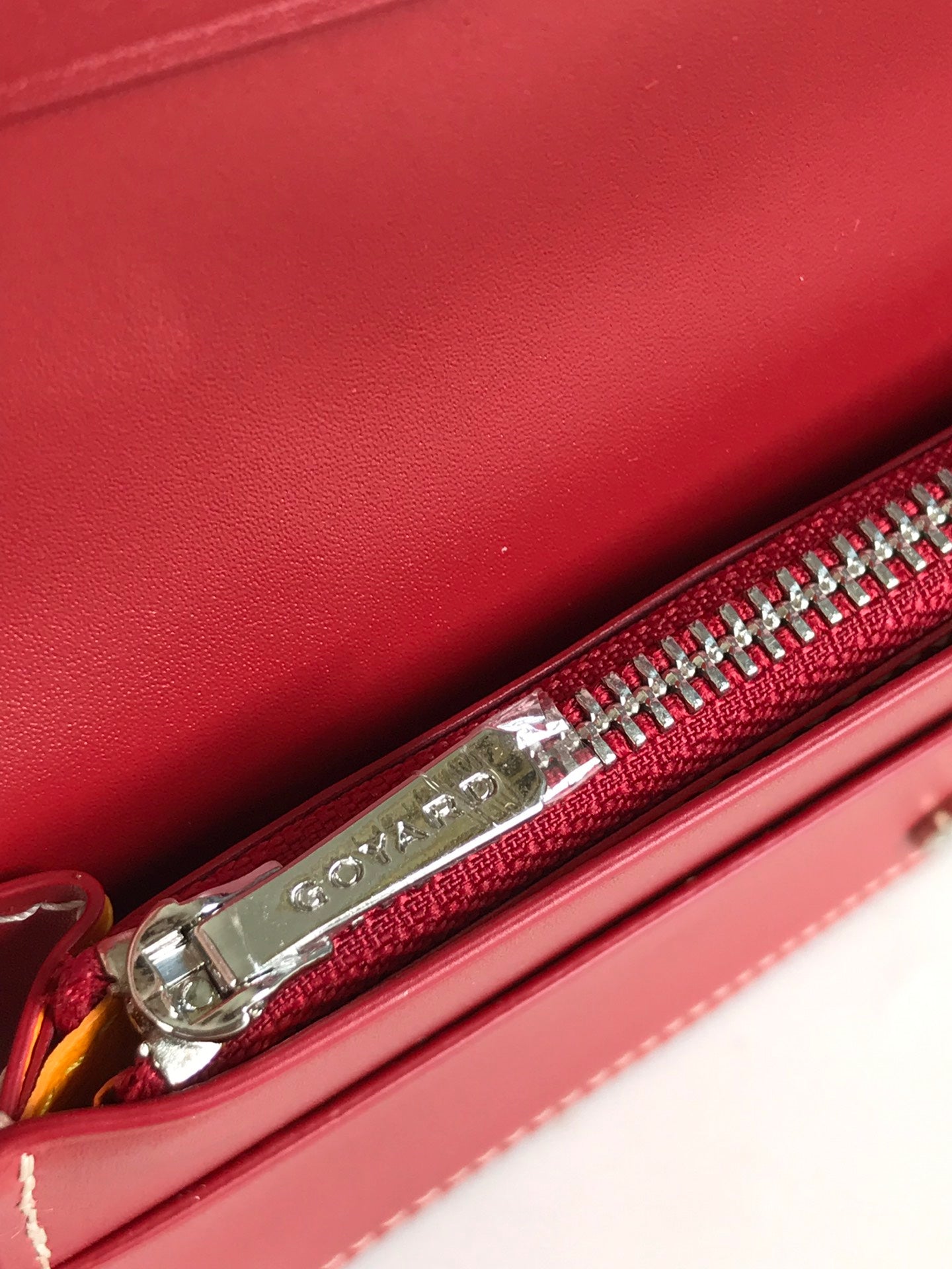 CARTERA RICHELIEU 19 EN LONA GOYARDINE ROJA CLÁSICA