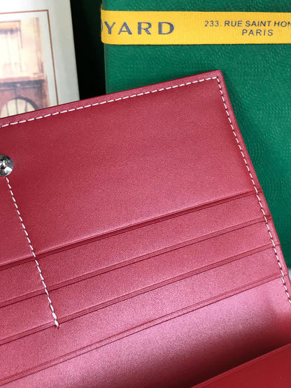 CARTERA RICHELIEU 19 EN LONA GOYARDINE ROJA CLÁSICA