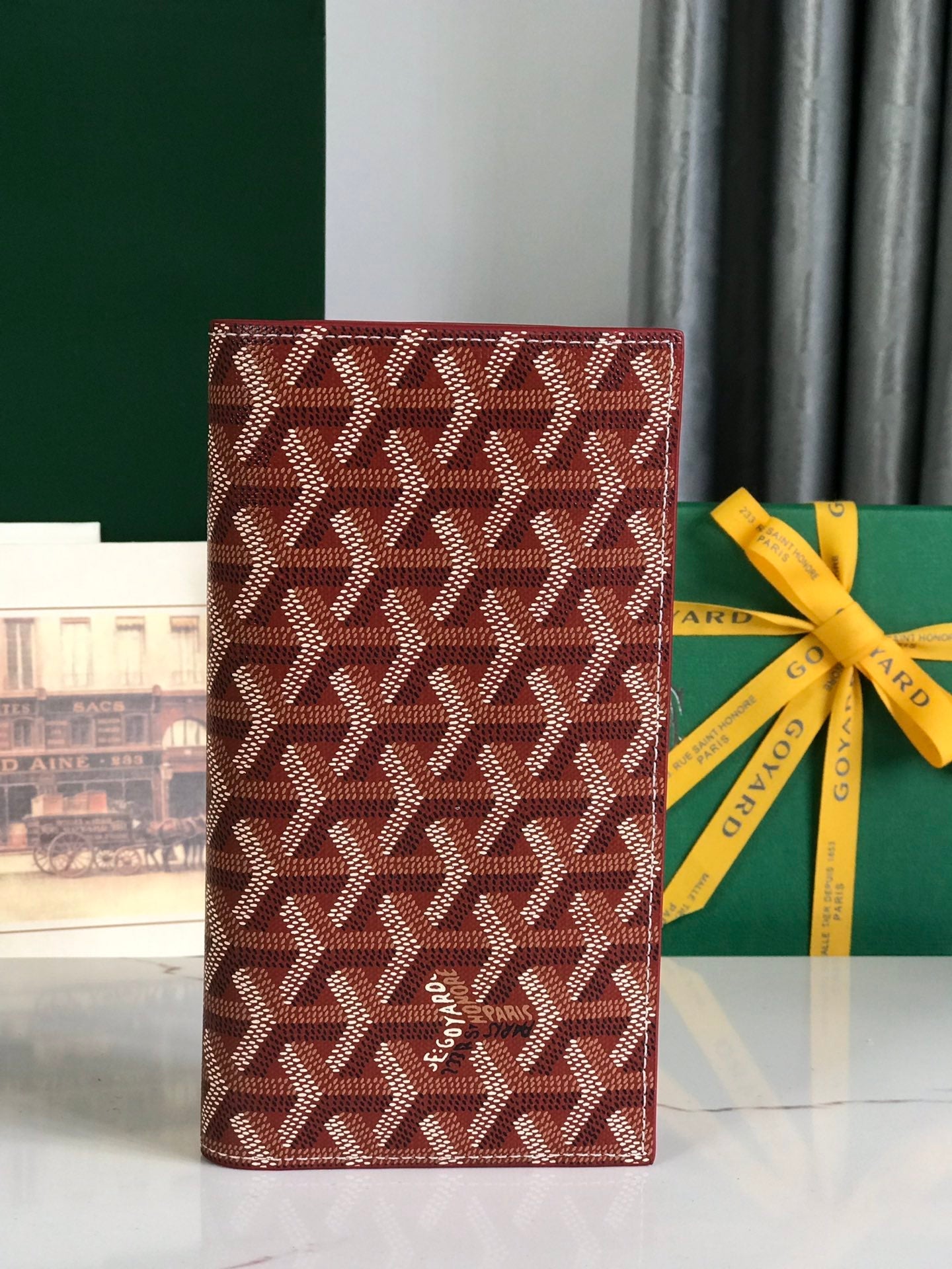 CARTERA RICHELIEU 19 EN LONA GOYARDINE ROJA CLÁSICA