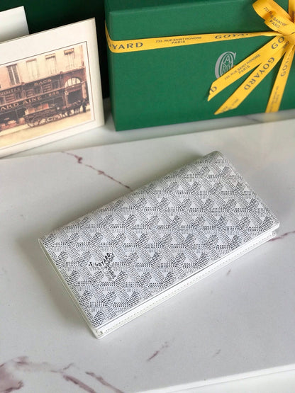 CARTERA RICHELIEU 19 EN LONA GOYARDINE BLANCA