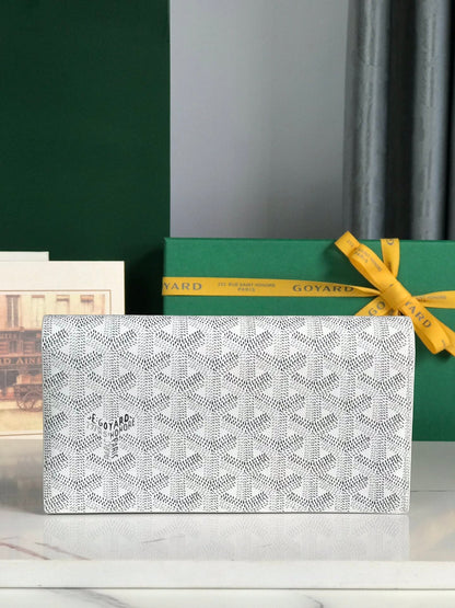 CARTERA RICHELIEU 19 EN LONA GOYARDINE BLANCA