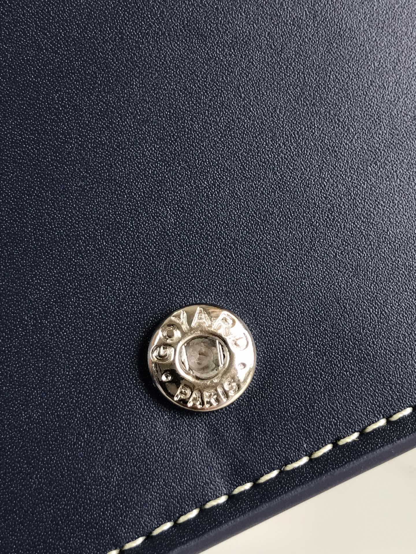 CARTERA RICHELIEU 19 DE LONA GOYARDINA AZUL MARINO
