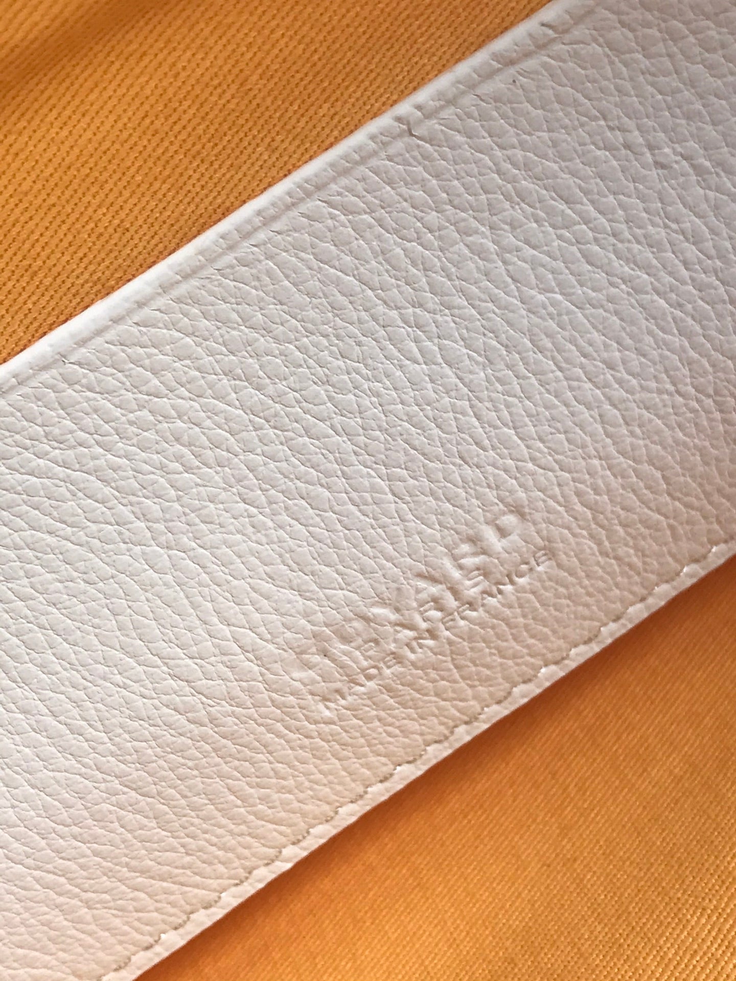 S¨¦NAT MGM POUCH 40 IN WHITE GOYARDINE CANVAS