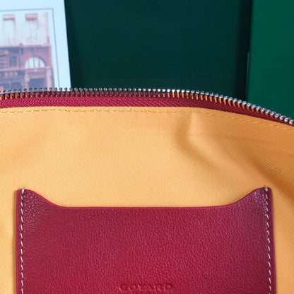 POCHETTE S¨¦NAT MGM 40 EN TOILE GOYARDINE ROUGE MONZA