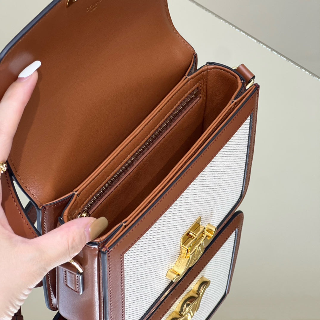 CLASSIQUE TRIOMPHE 22 CUIR DE VEAU BRUN NATUREL