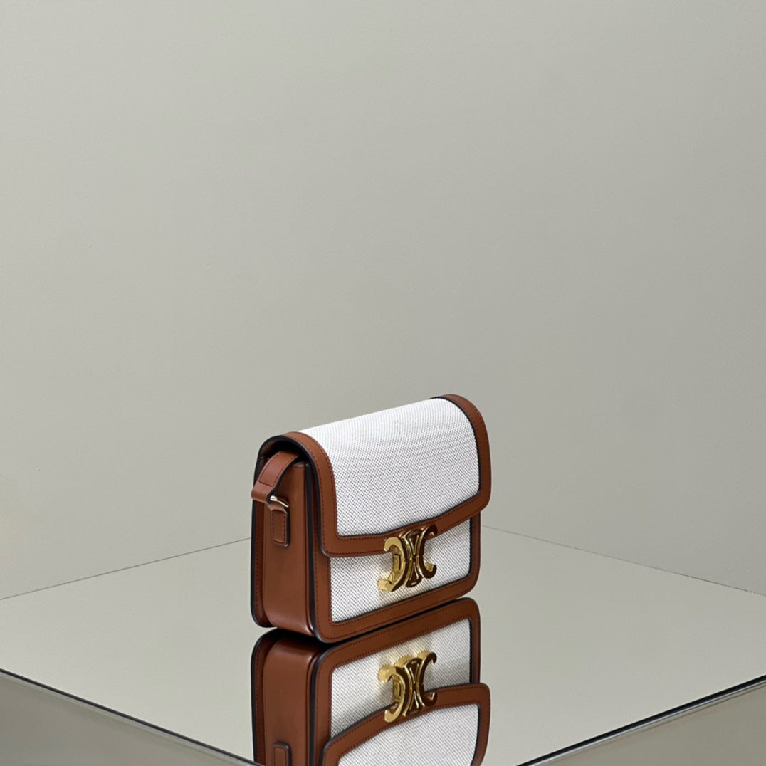 CLASSIQUE TRIOMPHE 22 CUIR DE VEAU BRUN NATUREL